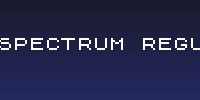 ZX Spectrum Regular Social Header