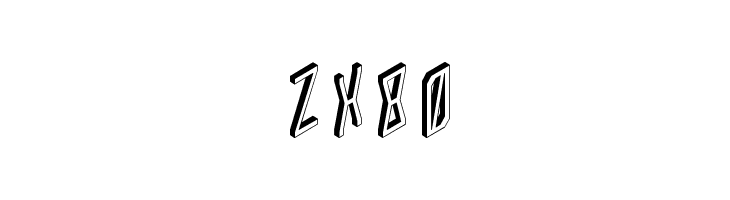 ZX80 Font