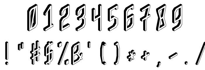 ZX80 Font OTHER CHARS