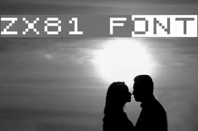 ZX81 Font examples