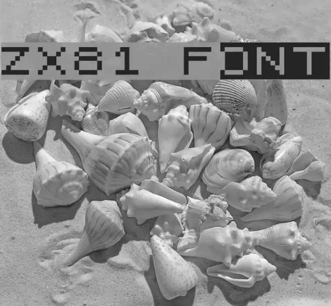 ZX81 Font examples