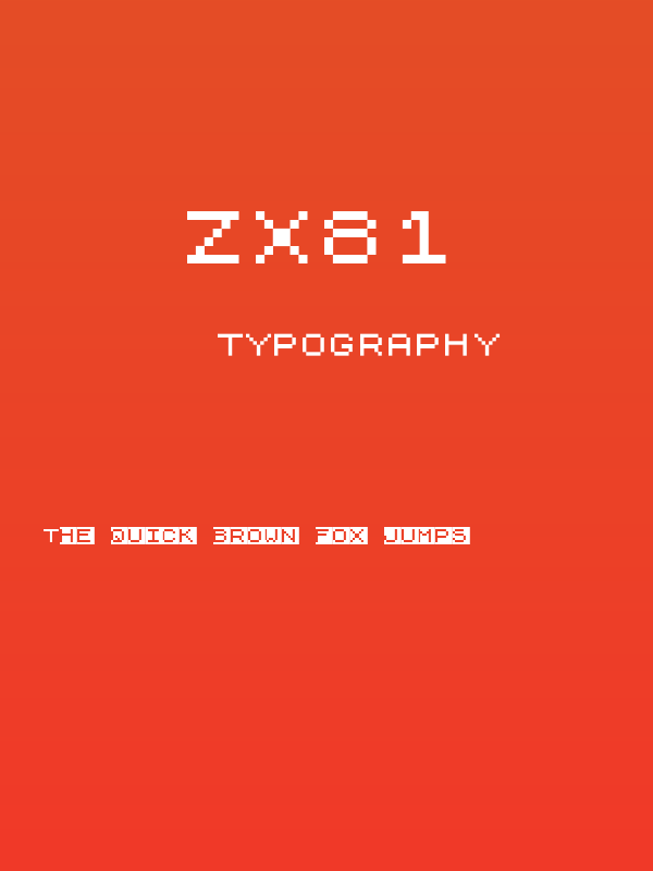 ZX81 Poster