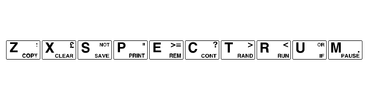 ZXSpectrum Font