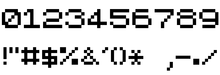 ZXpix Font OTHER CHARS