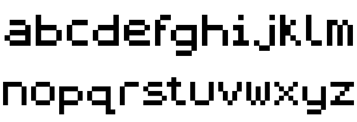 ZXpix Font LOWERCASE