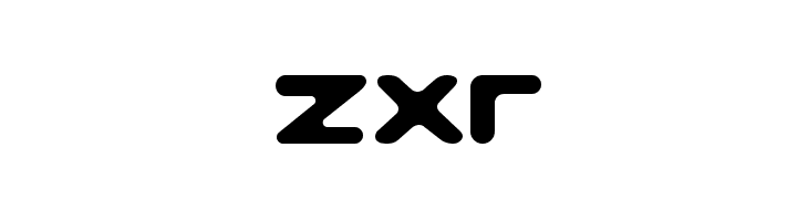 zxr फ़ॉन्ट