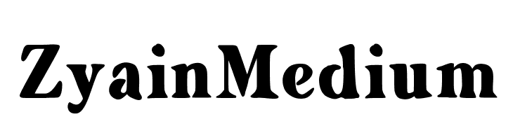 Zyain Medium  Descarca Fonturi Gratis