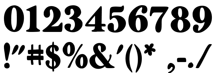 Zyain Medium Font OTHER CHARS