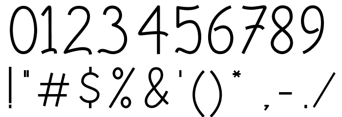 Zyamatyca Font OTHER CHARS