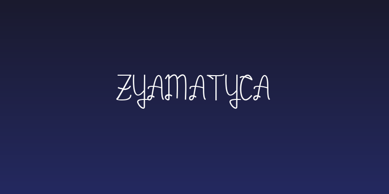 Zyamatyca Social Header