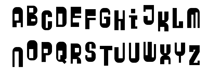 ZyberBob Font LOWERCASE