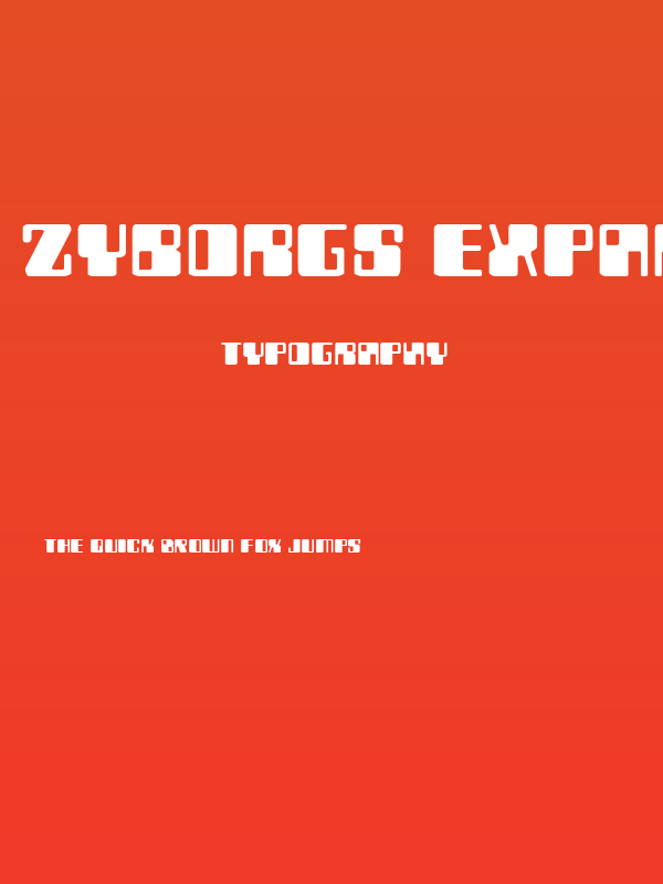 Zyborgs Expanded Poster