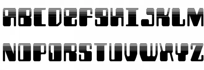 Zyborgs Halftone Fuentes MAYÚSCULAS