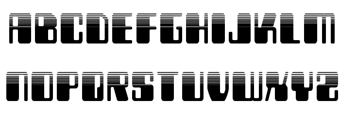 Zyborgs Halftone Font LOWERCASE