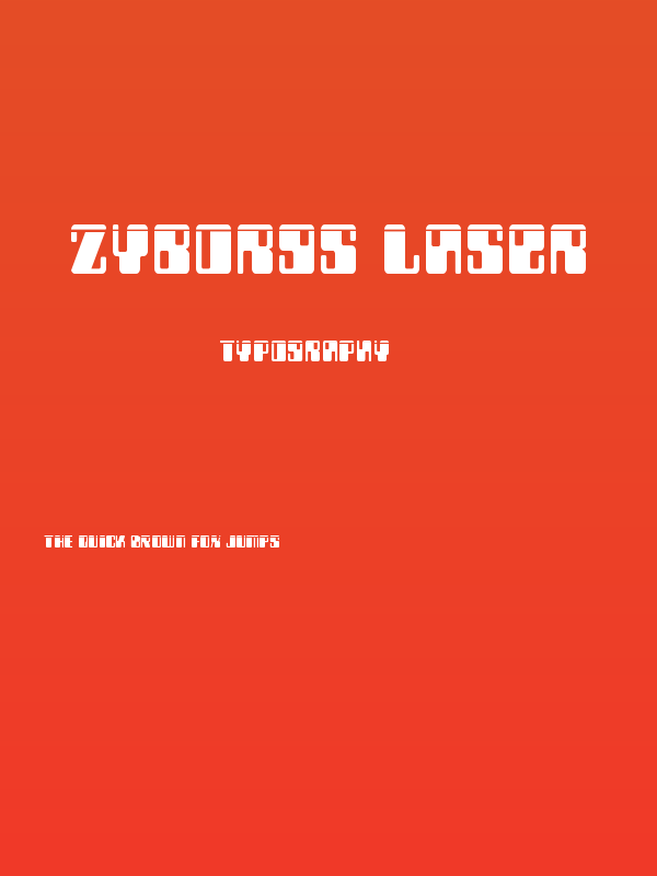Zyborgs Laser Poster