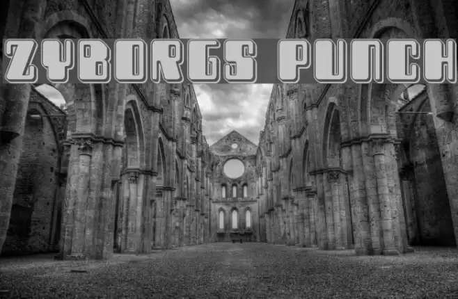 Zyborgs Punch Font examples