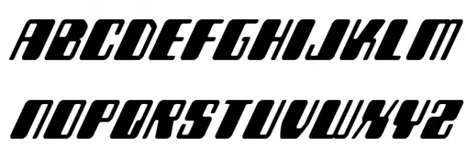 Zyborgs Super-Italic 字体 小写