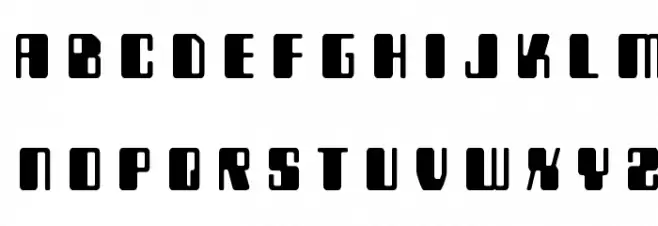 Zyborgs Title 字体 小写