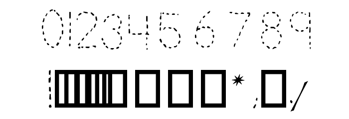 Zyia Learns Letters Font OTHER CHARS