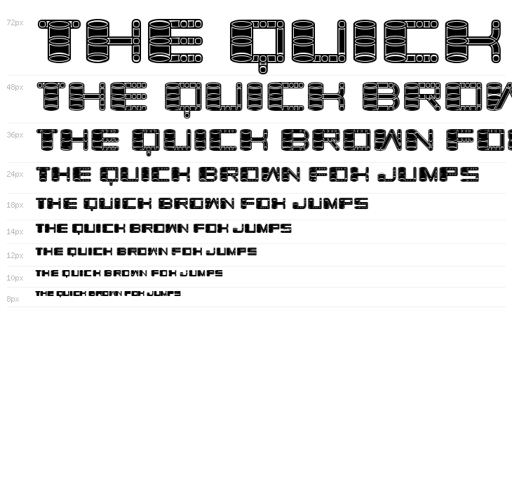 Zylinder Filled Regular Waterfall