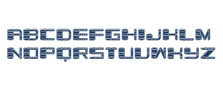 Zylinder Filled Regular Lowercase