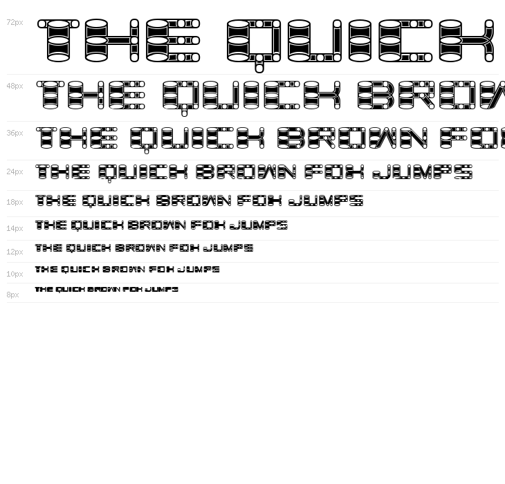 Zylinder Inverted Regular Waterfall