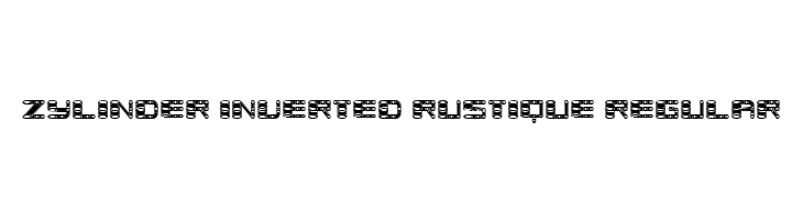 Zylinder Inverted Rustique Regular  Скачать бесплатные шрифты
