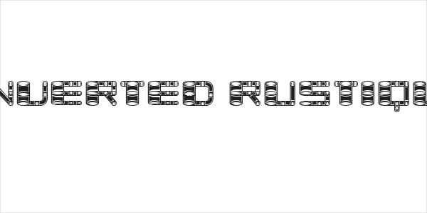 Zylinder Inverted Rustique Regular Logo