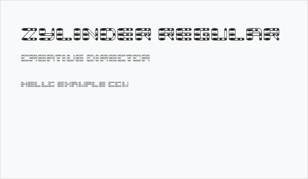 Zylinder Regular Business Card