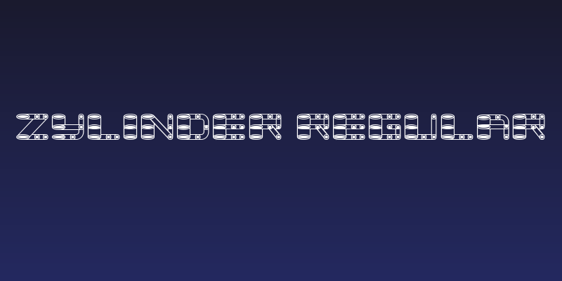 Zylinder Regular Social Header
