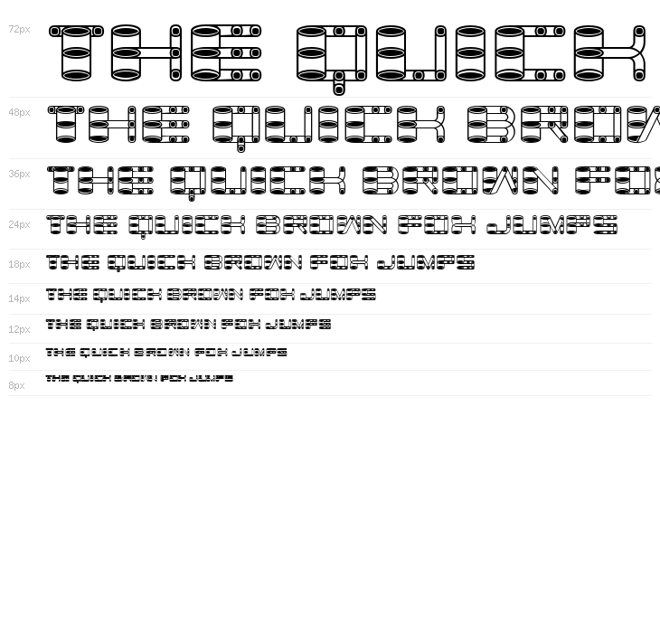 Zylinder Regular Waterfall