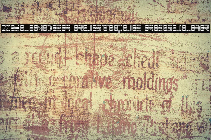 Zylinder Rustique Regular Example 1