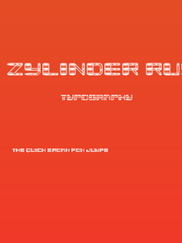 Zylinder Rustique Regular Poster