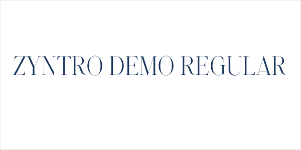 Zyntro Demo Regular Logo
