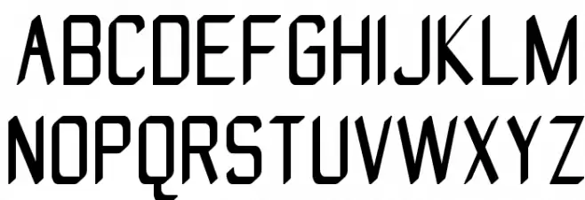 ZyphyteCondense Schriftart Groß