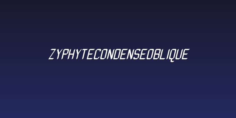 ZyphyteCondenseOblique Social Header