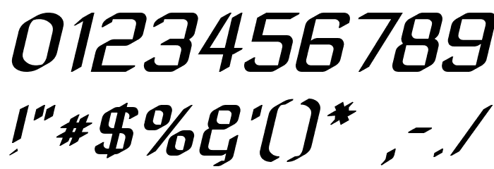 ZyphyteOblique Schriftart Anderer Schreiben