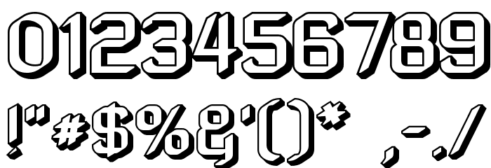 ZyphyteOffset Font OTHER CHARS
