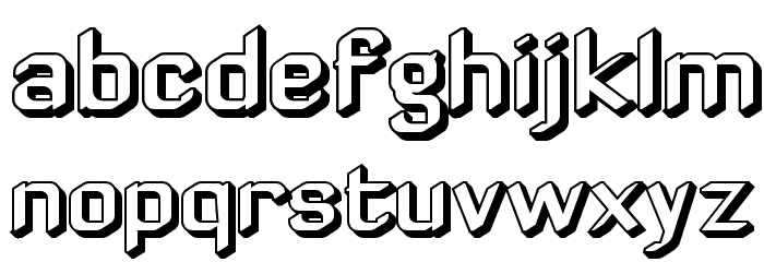 ZyphyteOffset Font LOWERCASE
