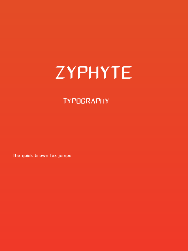 Zyphyte Poster