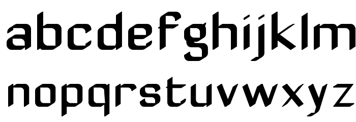 Zyphyte Font LOWERCASE