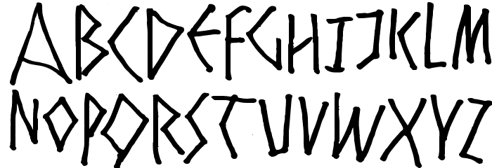 Zyprian Font LOWERCASE