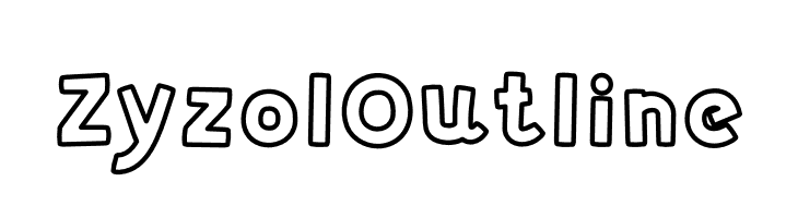 Zyzol Outline  免费字体下载