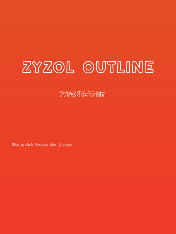Zyzol Outline Poster