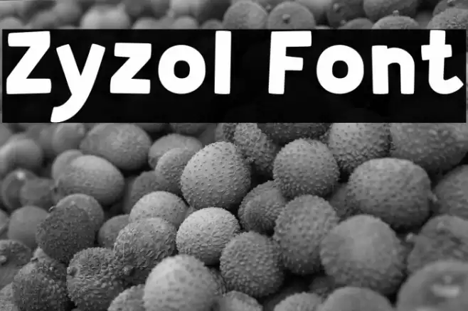 Zyzol Font examples