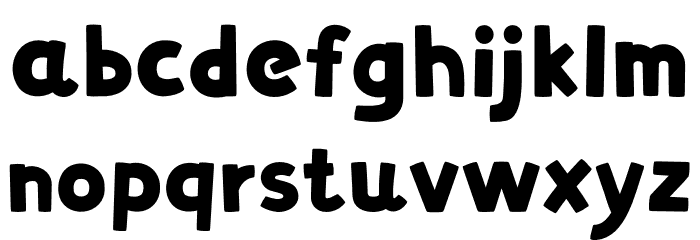 Zyzol Font LOWERCASE