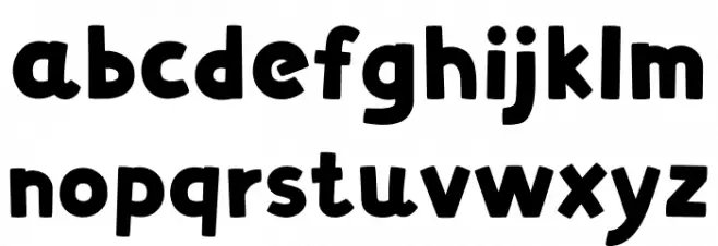 Zyzol Font Litere mici