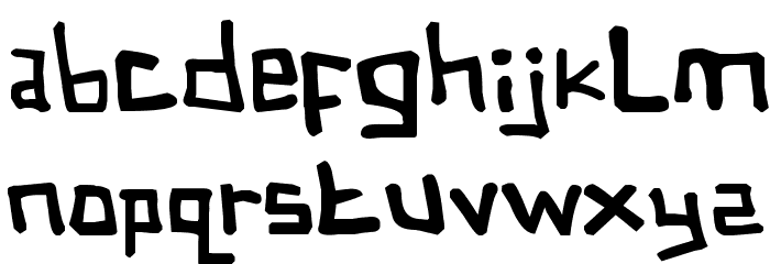 ZZZ Font LOWERCASE