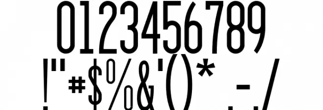 Zzyzx Font OTHER CHARS