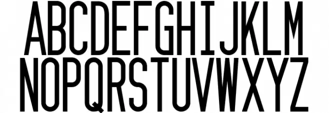 Zzyzx Caratteri MINUSCOLO